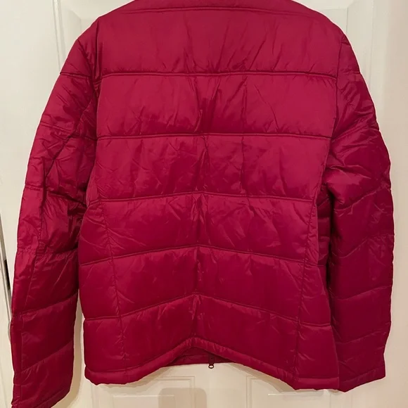 Barbour Red Puffer Jacket - Picture 2 of 3